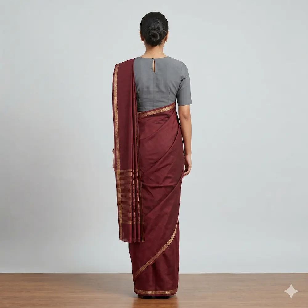 Women's Corporate Saree view 2