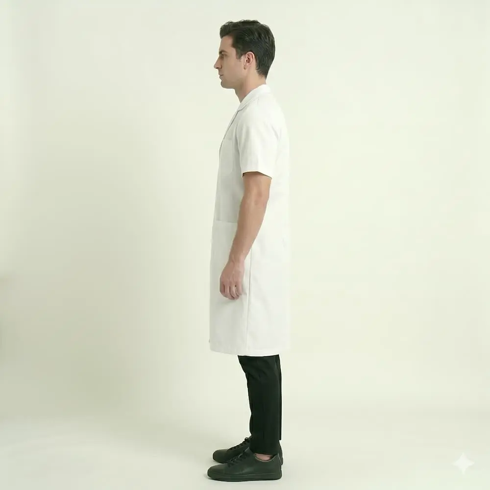 Long Coat – Half Sleeve view 3