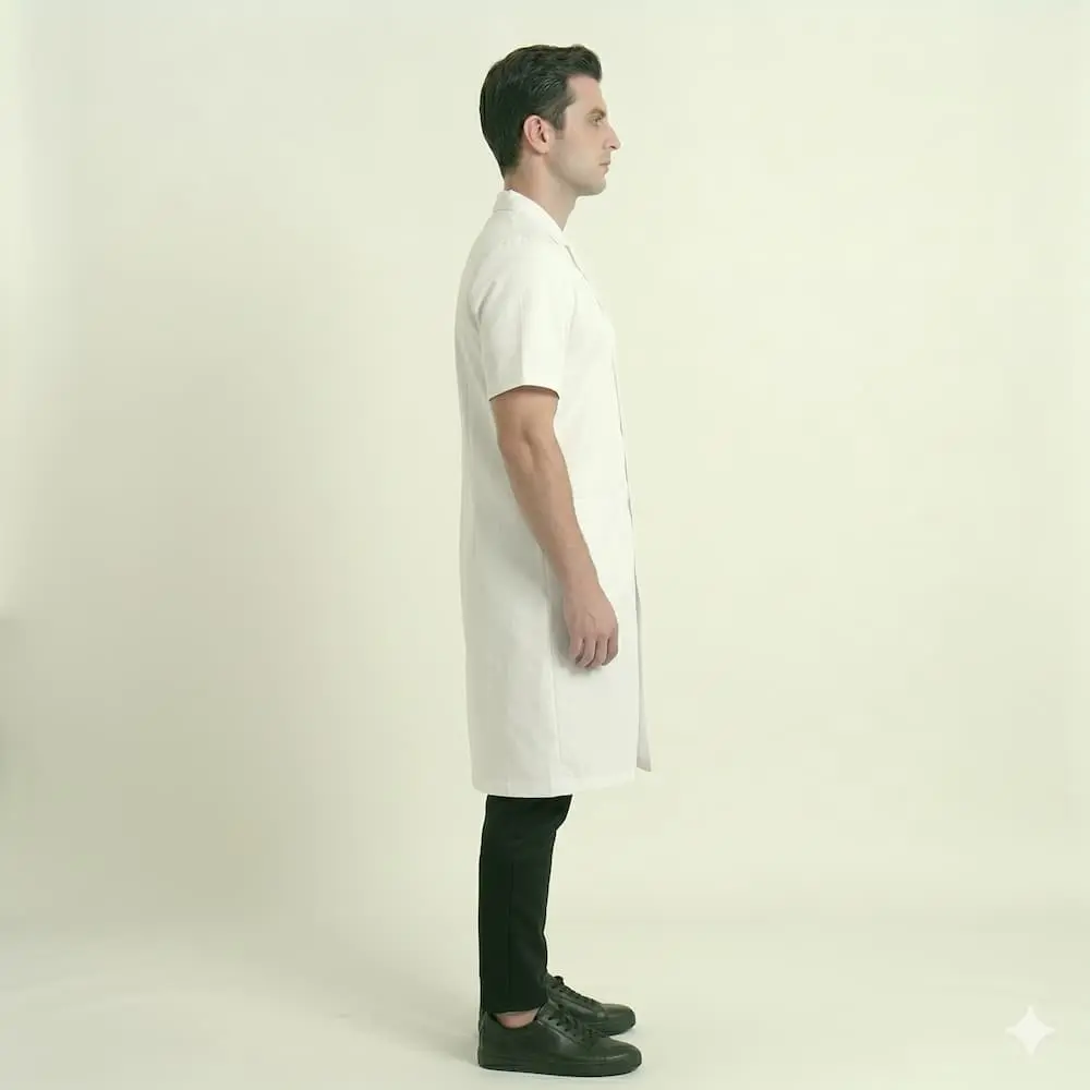 Long Coat – Half Sleeve view 4