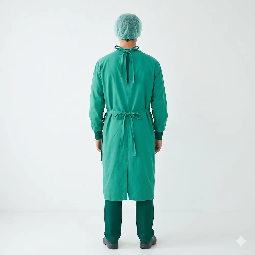 Surgical Gown Set Surgical Green view 2