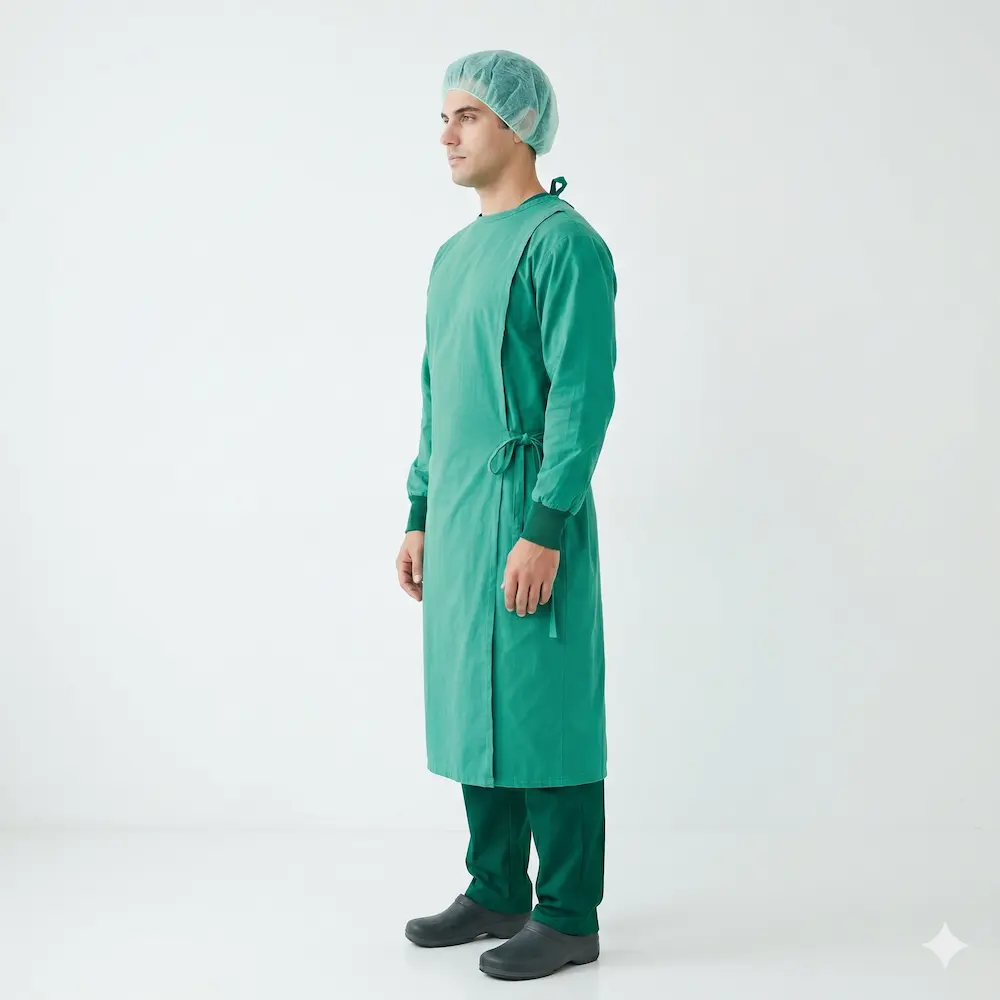 Surgical Gown Set Surgical Green view 3
