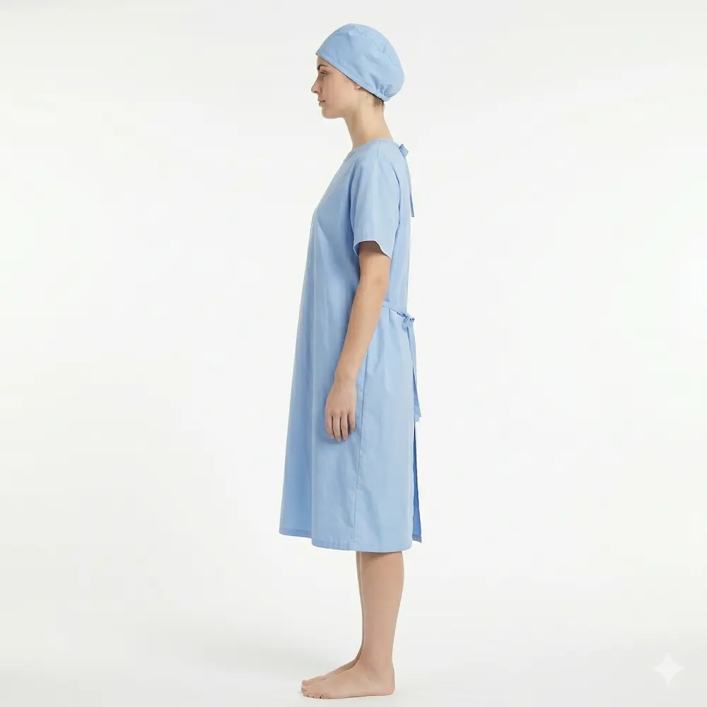 Tie-Back Patient Gown view 3