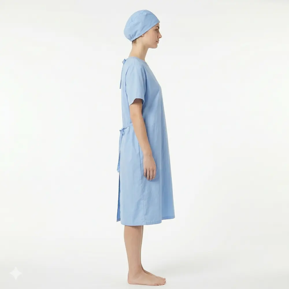 Tie-Back Patient Gown view 4