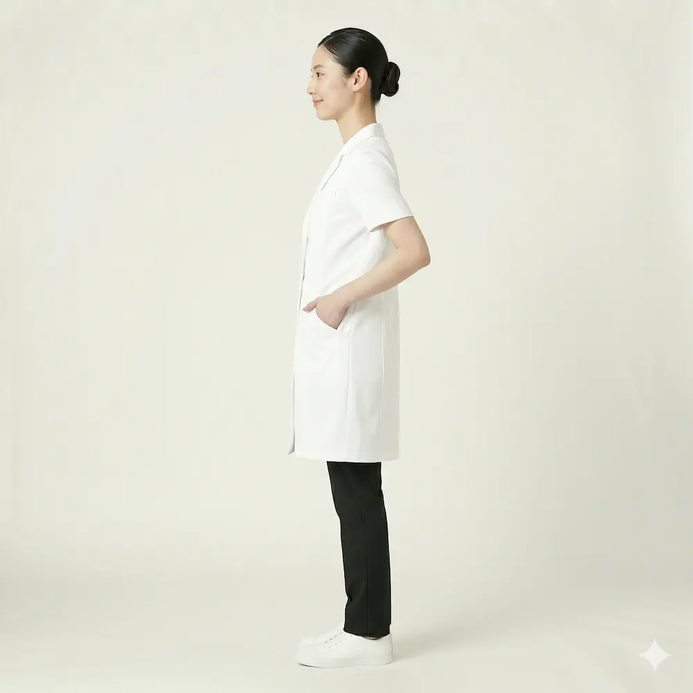 Half-Sleeve Lab Coat view 3