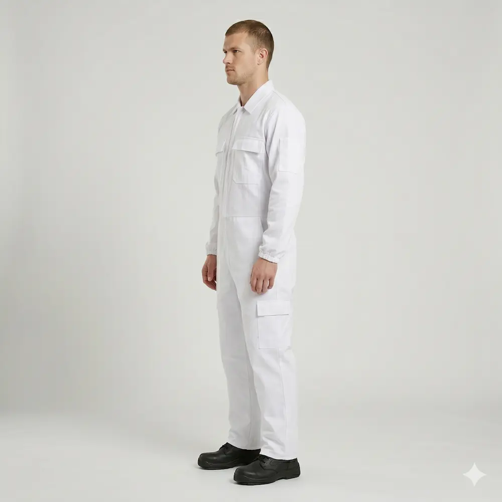 PPE Coverall Set White view 3
