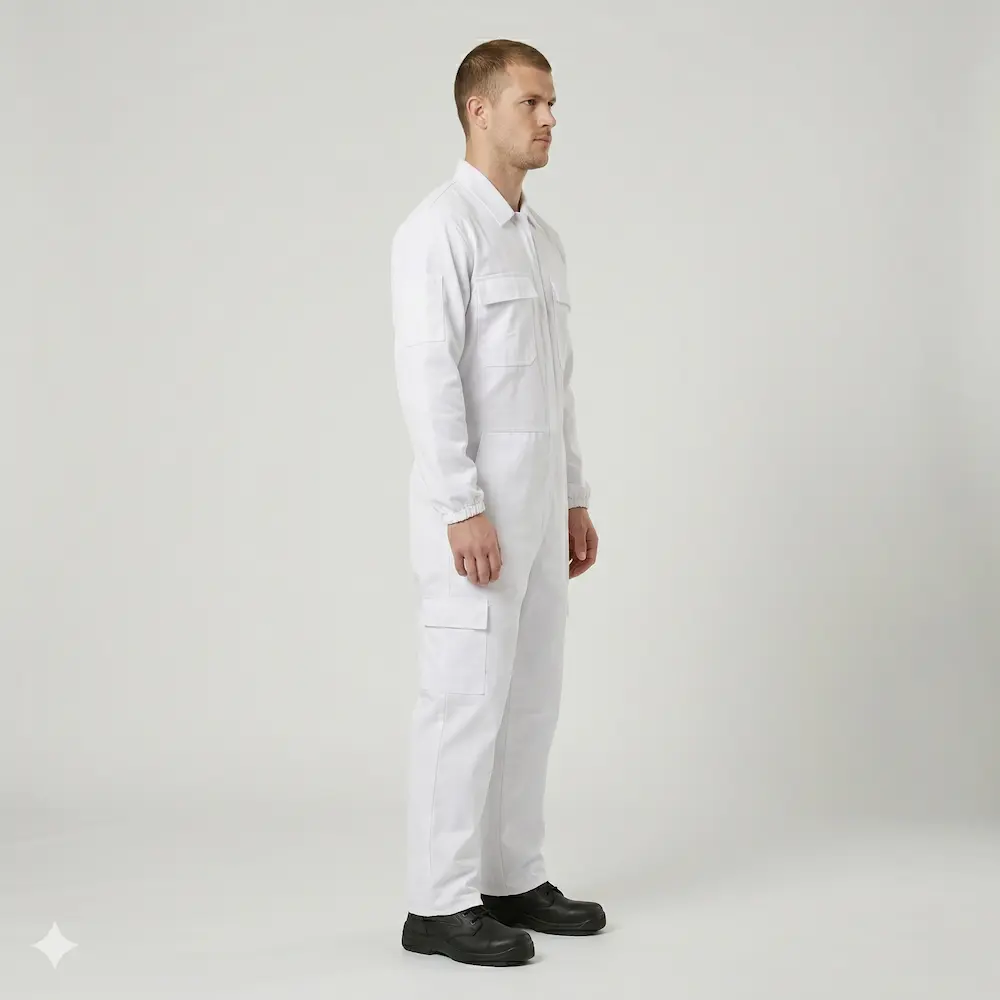 PPE Coverall Set White view 4