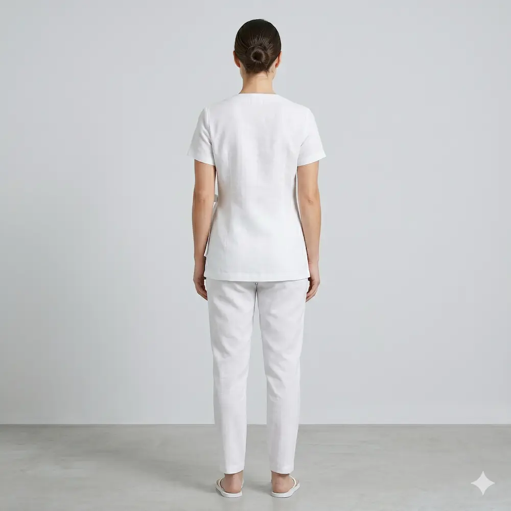 Spa Therapist Wrap Tunic view 2