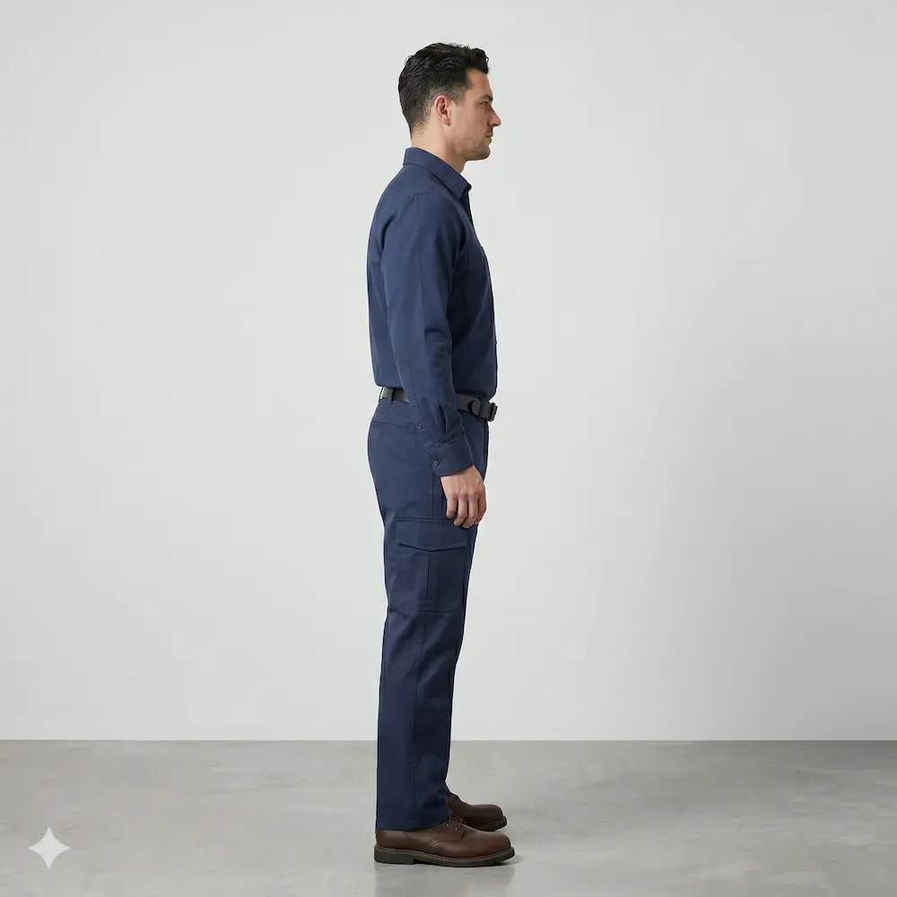 Factory Worker Set Navy view 4