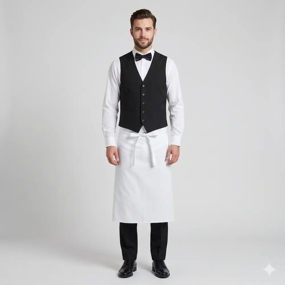 Food Service Uniform — Server & Waitstaff Set