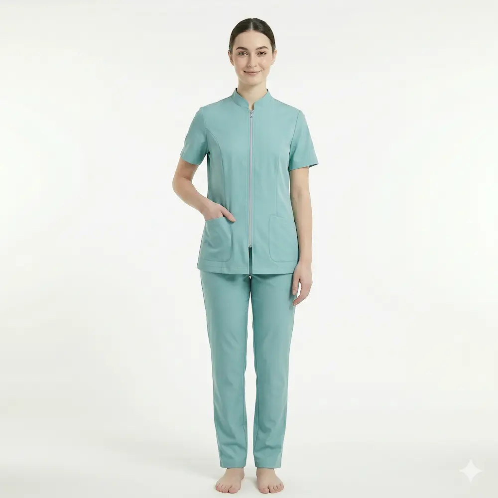 Medical Uniform — Dental Assistant Apron Set